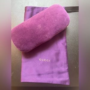 Gucci black sunglasses -WORN 2X